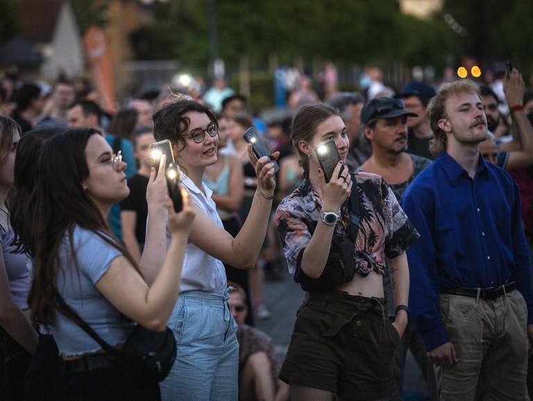 Besucher*innen auf dem NatFak-Festival 2023