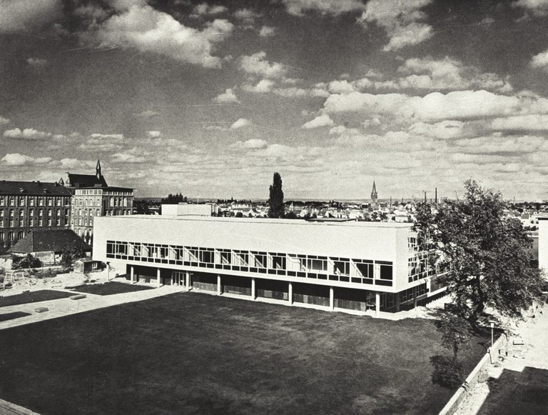 Aufnahme der Hauptbibliothek aus den 60er Jahren