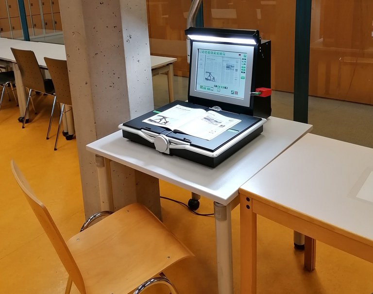 ULB Abteilungsbibliothek MNL Scanner