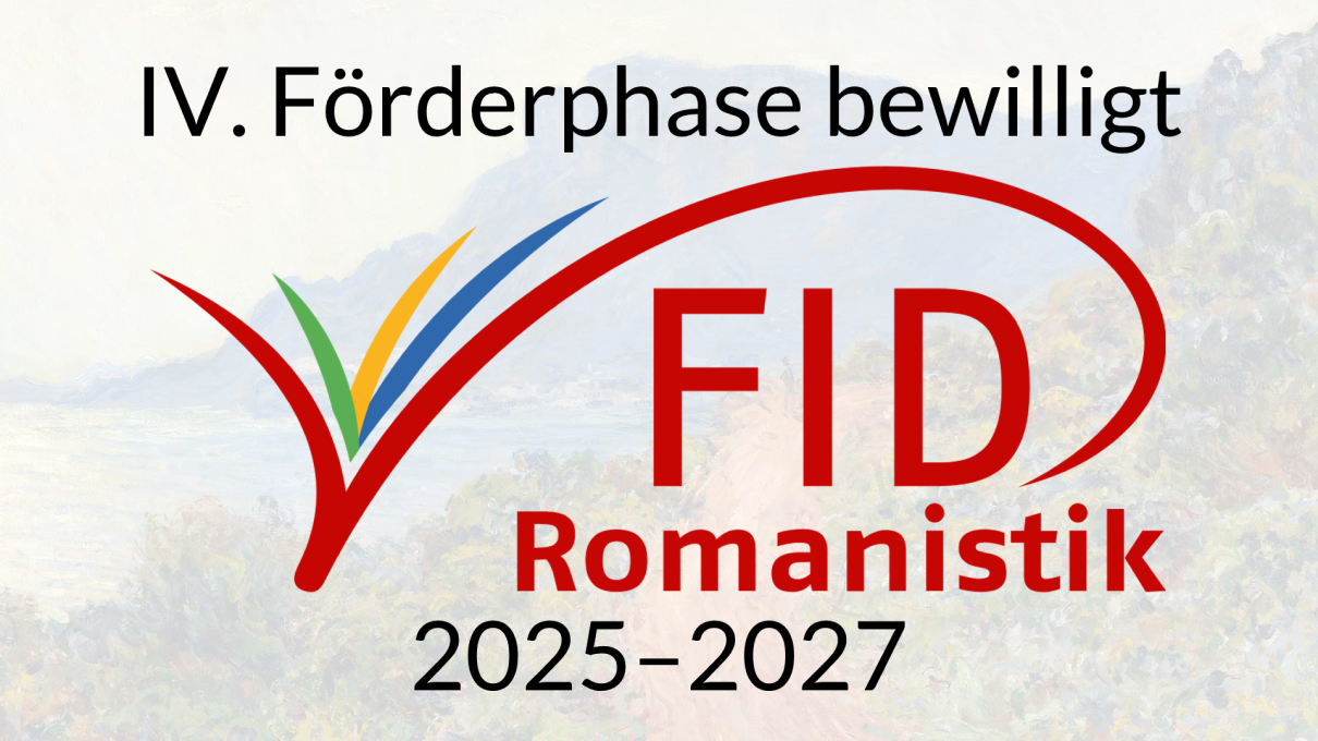 Funding of the FID Romance Studies